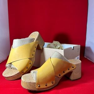 KORK-EASE TATUM color: YELLOW 1. Size 8, Euro size 36